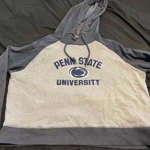 Penn State University Gray and Navy Hoodie